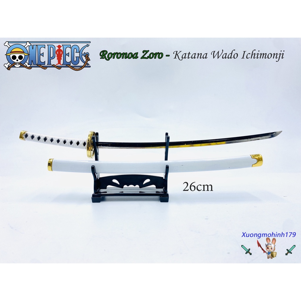 6770cm Mô hình lắp ráp đồ chơi kiếm Shusui roronoa Zoro trong one piece  lắp ráp katana onepiece  kiếm có vỏ