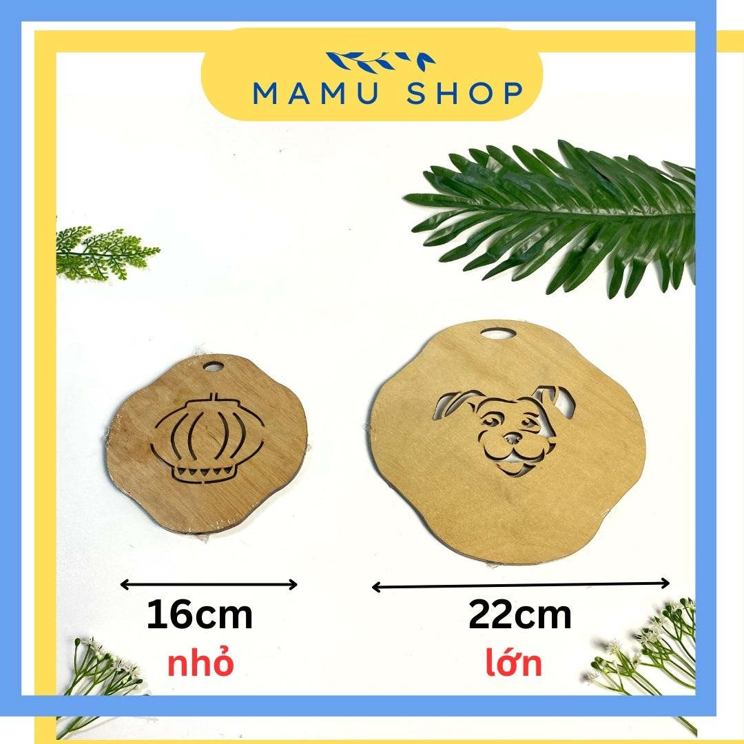 Miếng lót nồi bằng gỗ lót nồi chống nóng Mamu shop M188