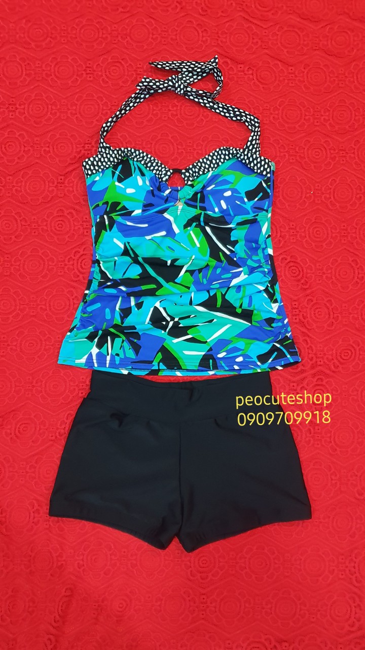 Set bơi 2 mãnh đùi, che bụng, cực tôn dáng.