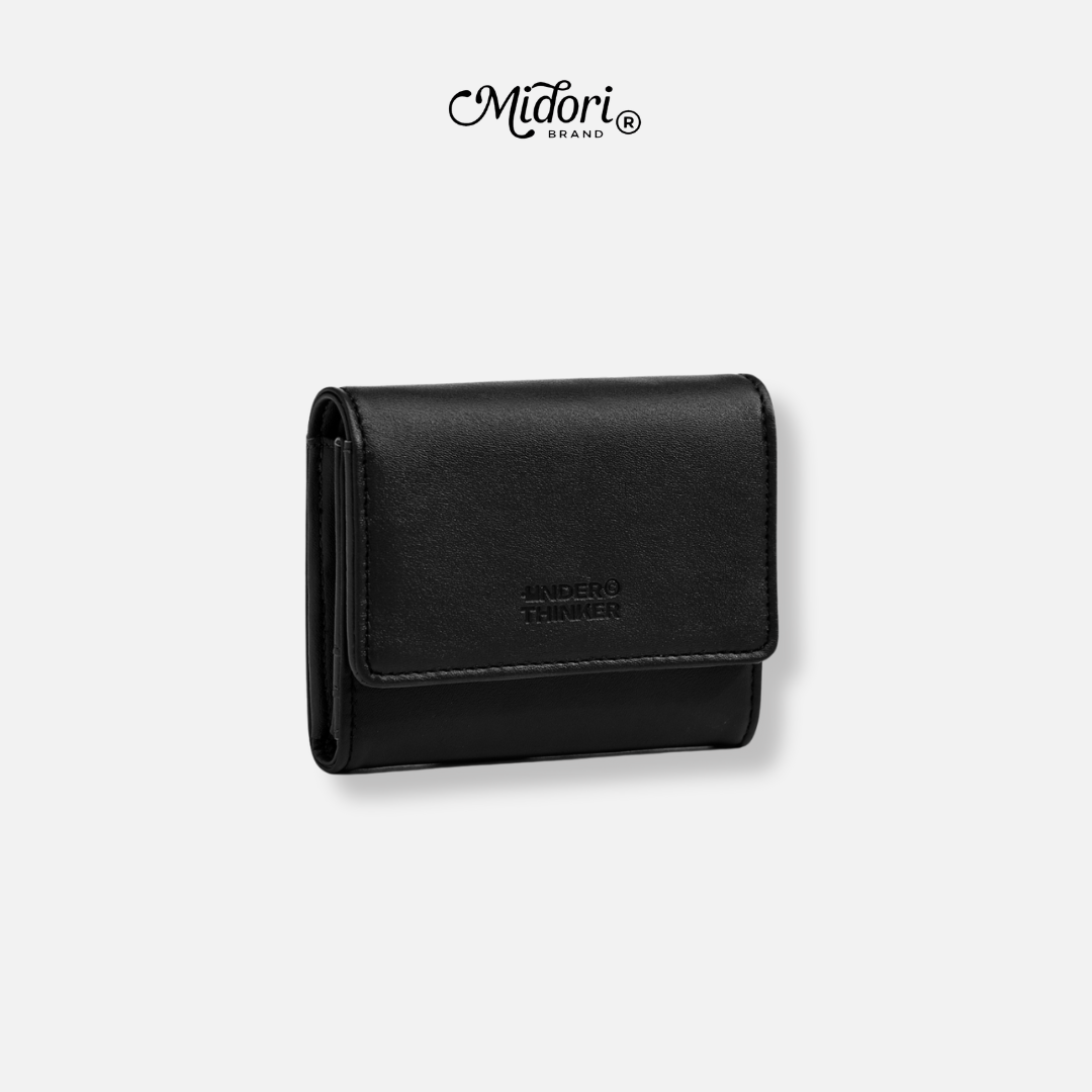  Ví Da Gập Ba Nam Nữ Logan Bóp Đựng Tiền Thẻ Nhiều Ngăn Polyester | M STUDIO 