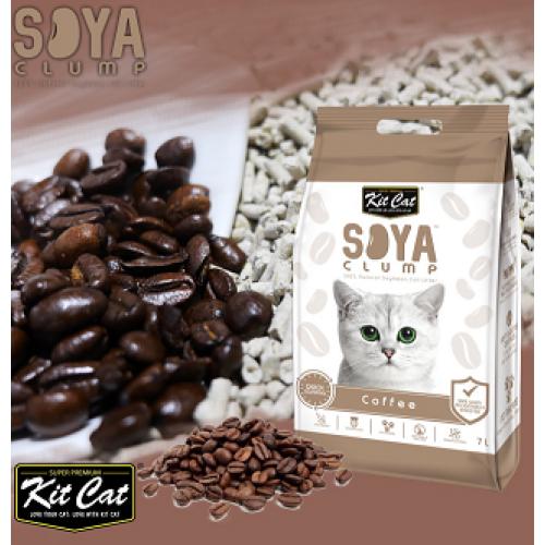 Cát đậu nành cho mèo hương coffee - Kitcat soya coffee clump
