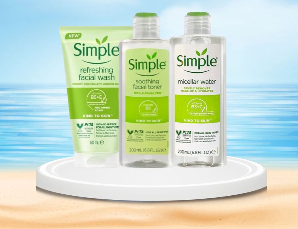 Tẩy trang Sữa rửa mặt Nước hoa hồng simple