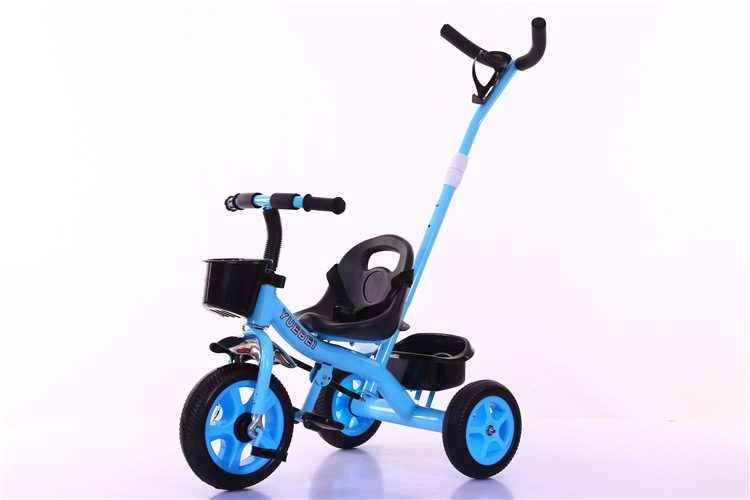 Xe đạp 3 bánh có tay đẩy (kèm đai an toàn và giỏ đựng đồ)