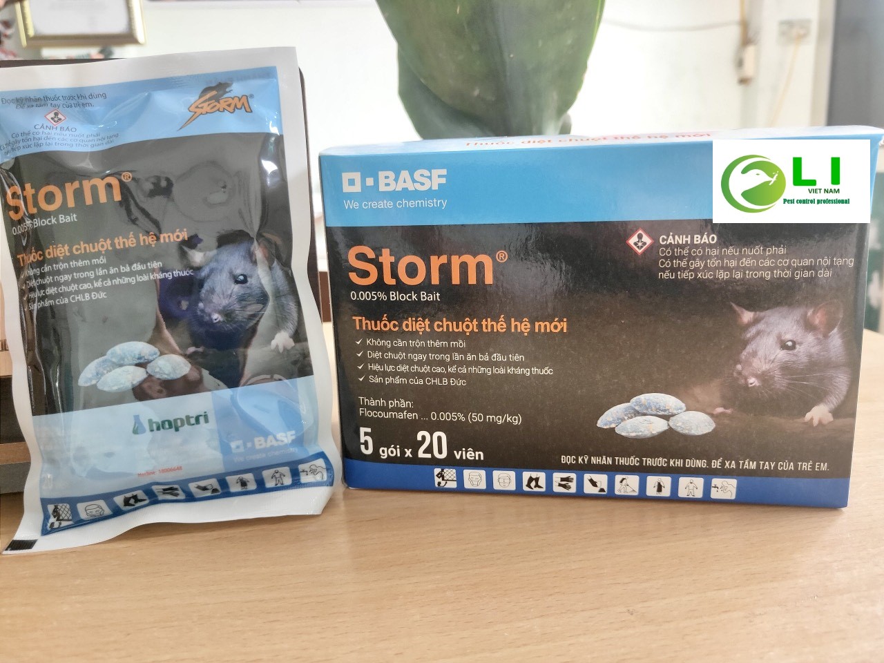Thuốc diệt chuột thế hệ mới – Storm (0.005%  Block Bait)