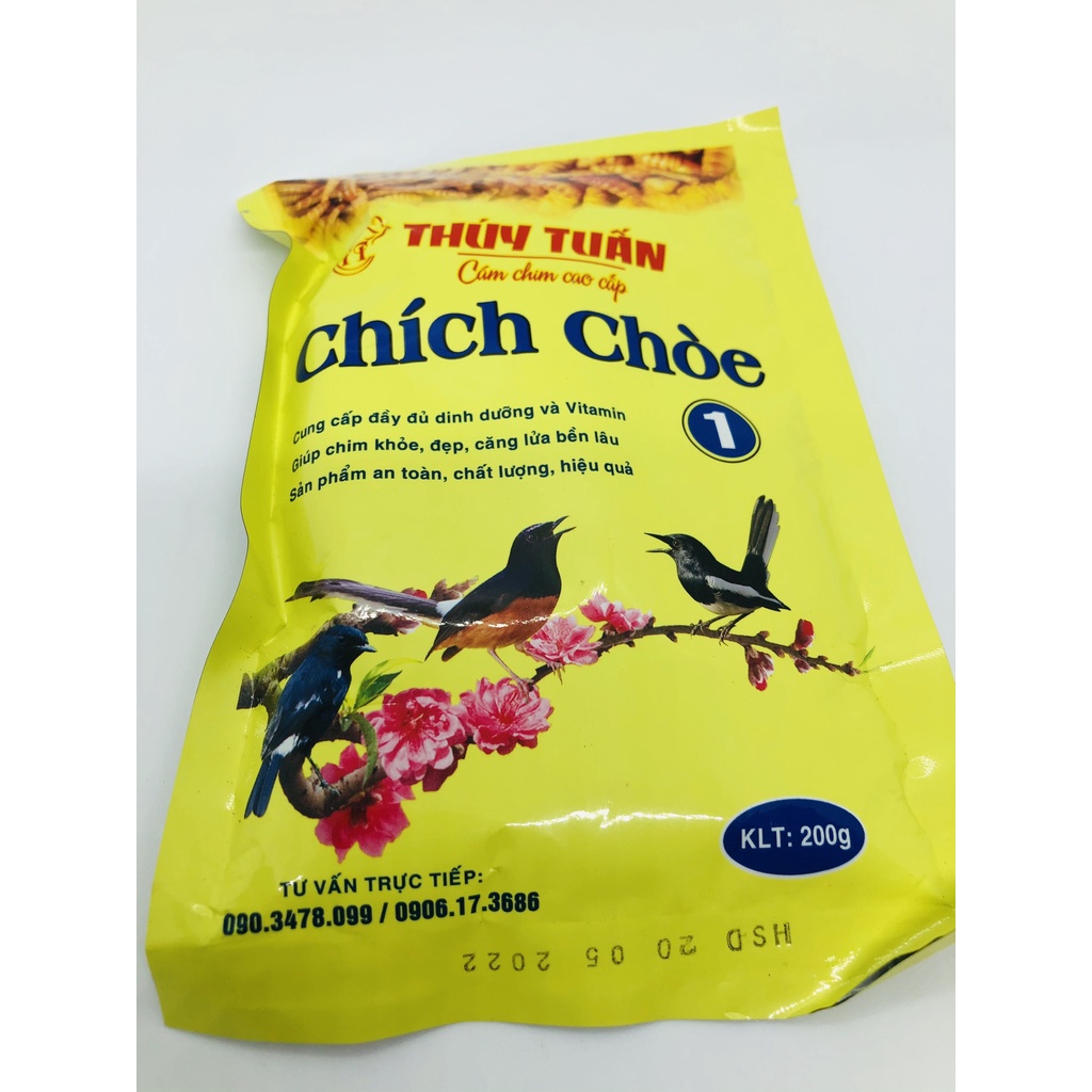 Cám chim chích chòe thúy tuấn số 1 thức ăn cho chim cao cấp 100g