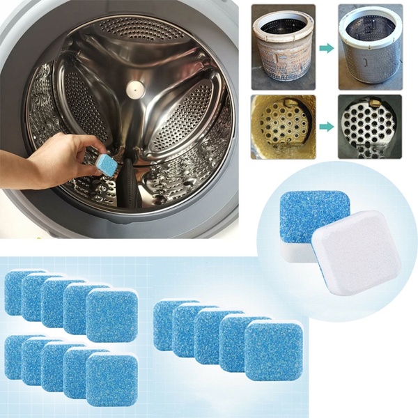 [Bộ 12 Viên] Viên tẩy lòng giặt,Viên Tẩy Sạch Lồng Máy Giặt.Chất Làm Sạch Lòng Máy Giặt Nhanh Chóng,Chất Tẩy Vệ Sinh Lồng máy giặt.Diệt Vi khuẩn và cặn dơ trong lồng máy giặt
