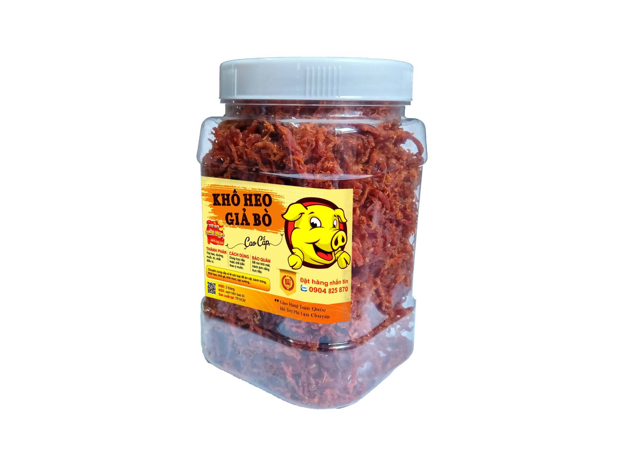 0.5kg KHÔ HEO GIÃ BÒ