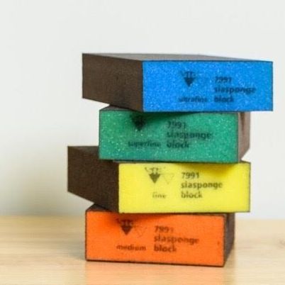 Sia 7991/7998 – Nhám xốp chà nhám cầm tay 4 mặt #Medium #Fine #Superfine #Ultrafine