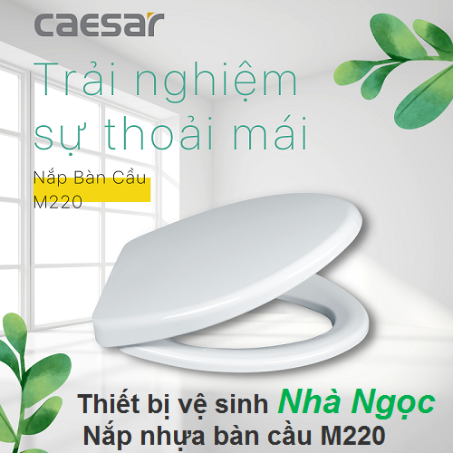 Nắp nhựa ngòi bàn cầu Caesar M220, chính hãng, giá rẻ