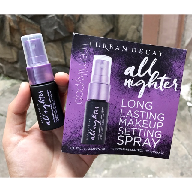 Xịt Khóa Lớp Trang Điểm Urban Decay All Nighter Long Lasting Makeup Setting Spray