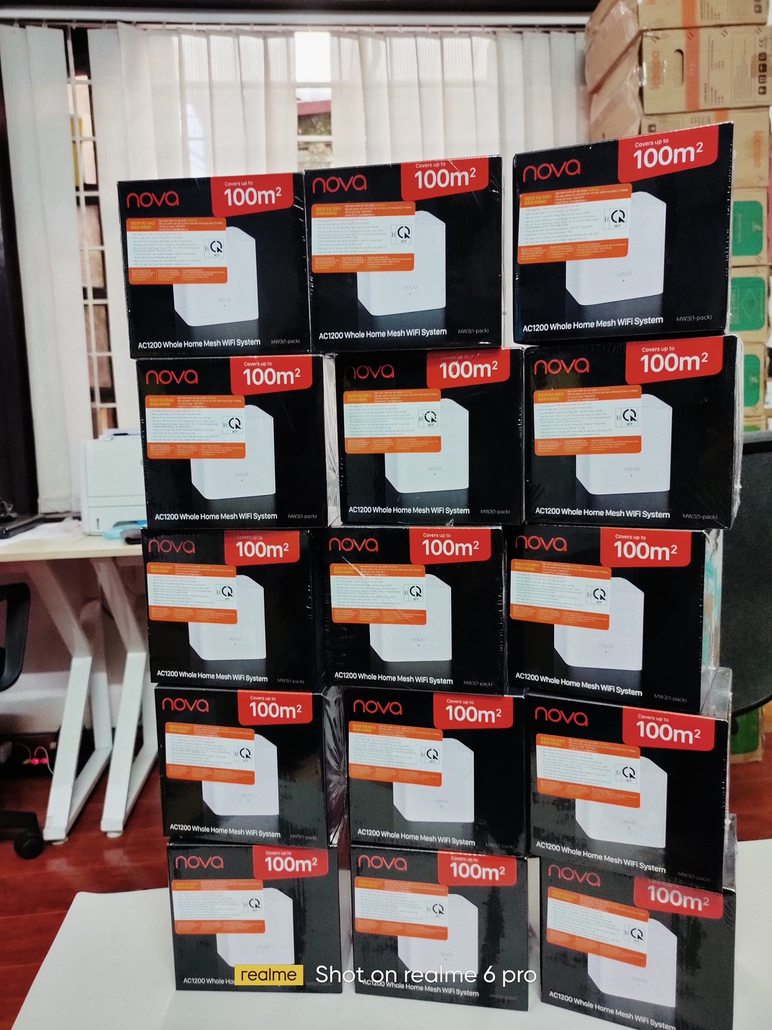 Bộ mesh wifi Tenda NOVA MW3 3 Pack chuẩn AC1200Mbps