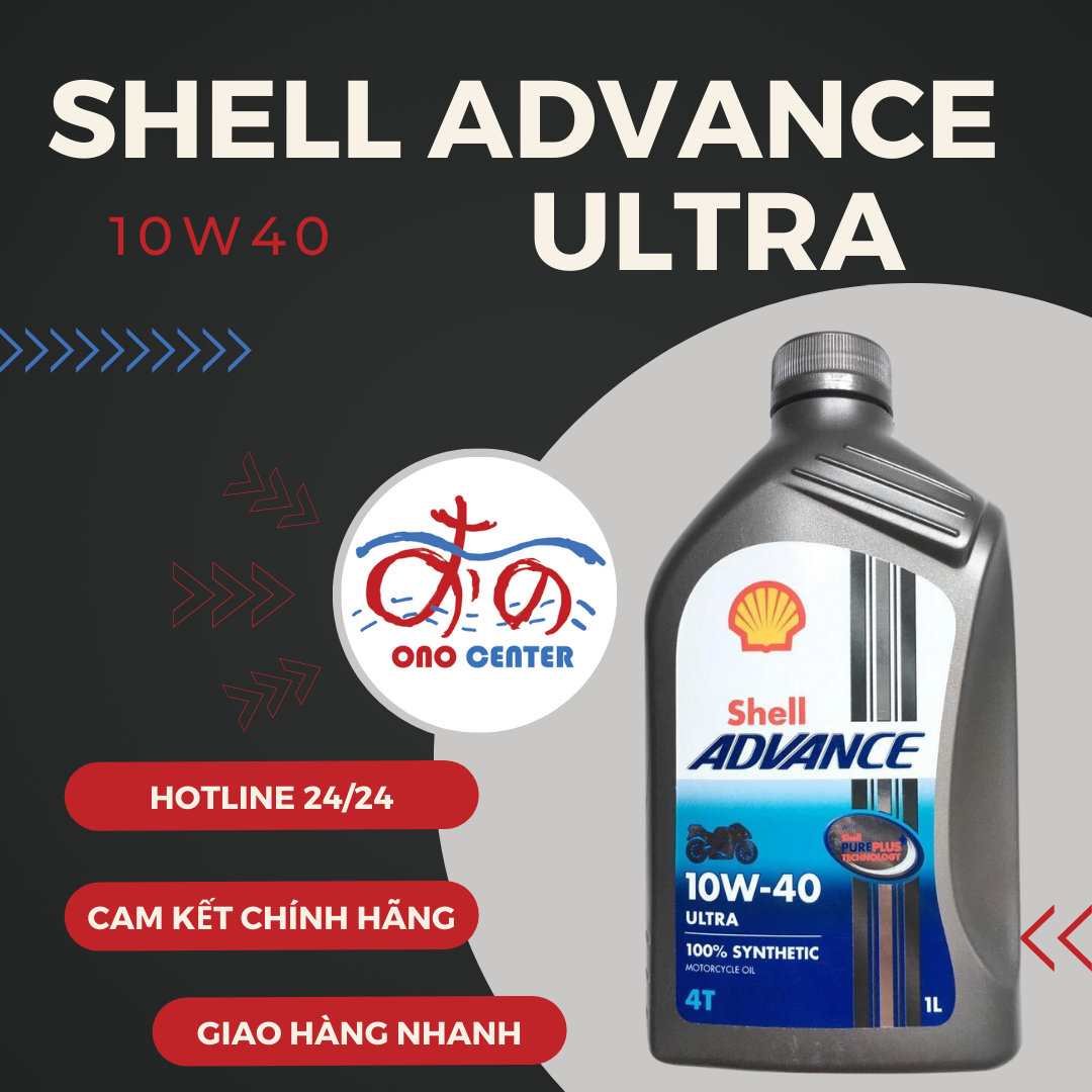  Shell Advance Ultra 10W40  1L CHIẾT LẺ 800ML 1L1 1L2 1L3 1L4  