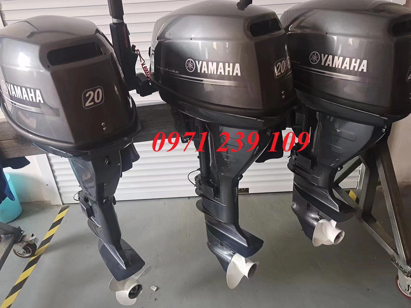 Máy chạy thuyền yamaha 20hp 4 thỳ
