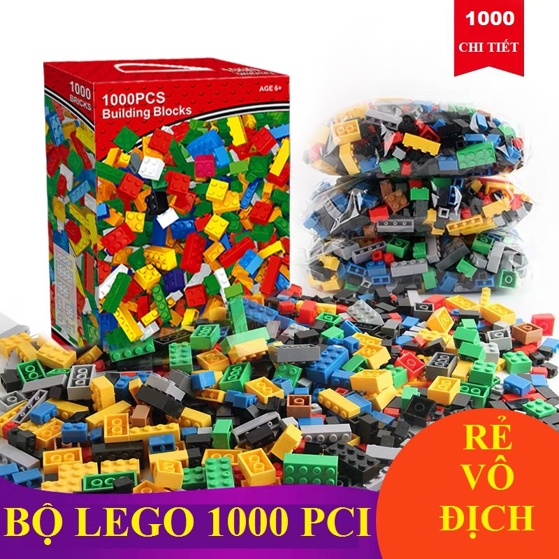 Bộ đồ chơi xếp hình LEGO 100 chi tiết cho bé thỏa sức sáng tạo