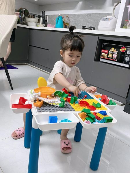 Bộ lego bàn ghế đa năng cho bé