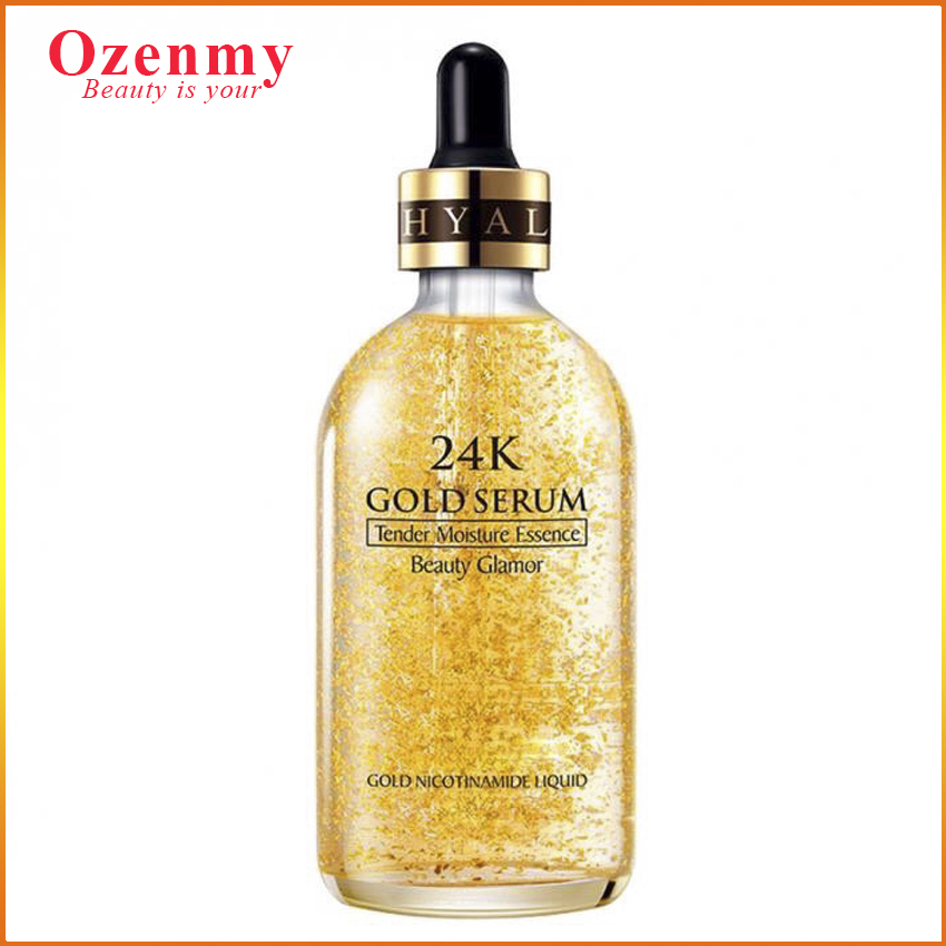 Serum vàng 24K GOLDZAN Ozenmy. Giúp da sáng dần, căng bóng, khoẻ mạnh, làm chậm quá trình lão hóa.