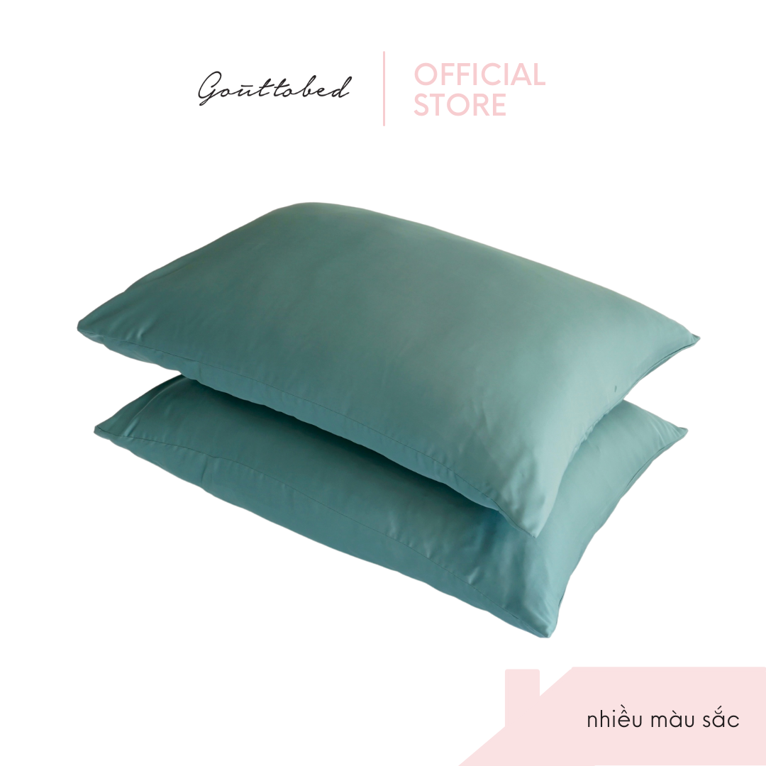 Vỏ gối nằm Gouttobed 50-70cm Lụa Satin Silk hàng mẫu outlet