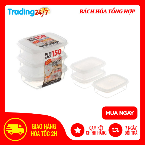 Hộp đựng thực phẩm 150ml sanada các màu nắp nội địa nhật bản