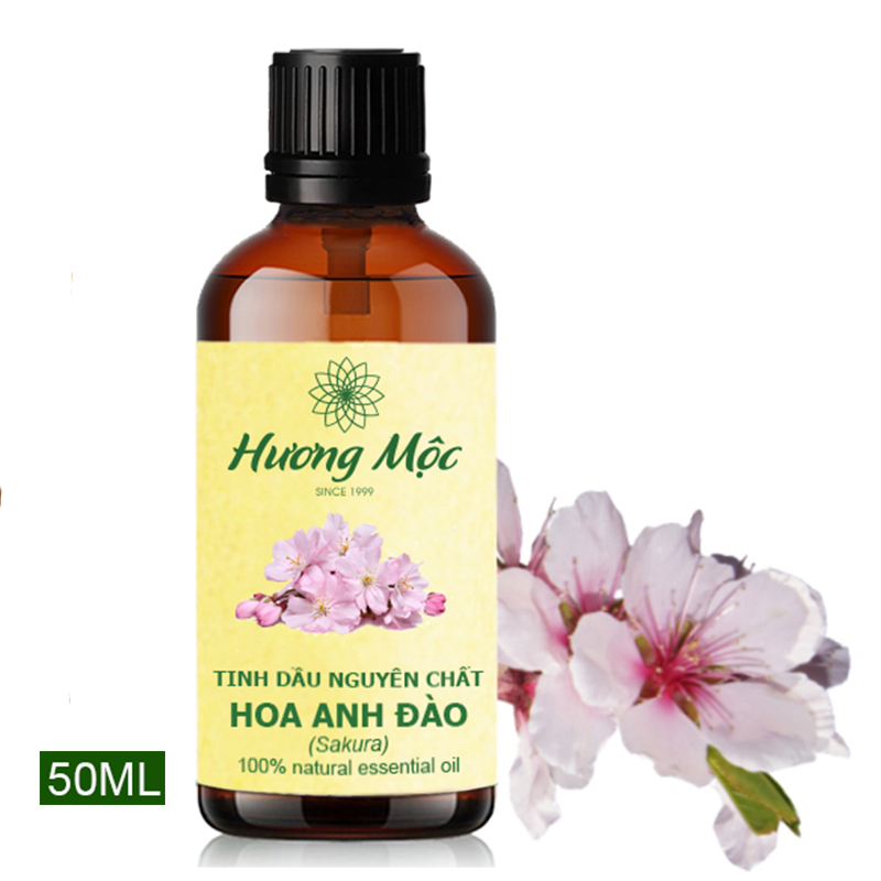 Tinh dầu nguyên chất Hoa Anh Đào 50ML - Sakura Essential Oil - Chất lượng cao - có kiểm định nhiều mùi