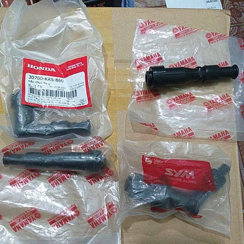 Nắp chụp bu gi gắn xe honda - yamaha - swm