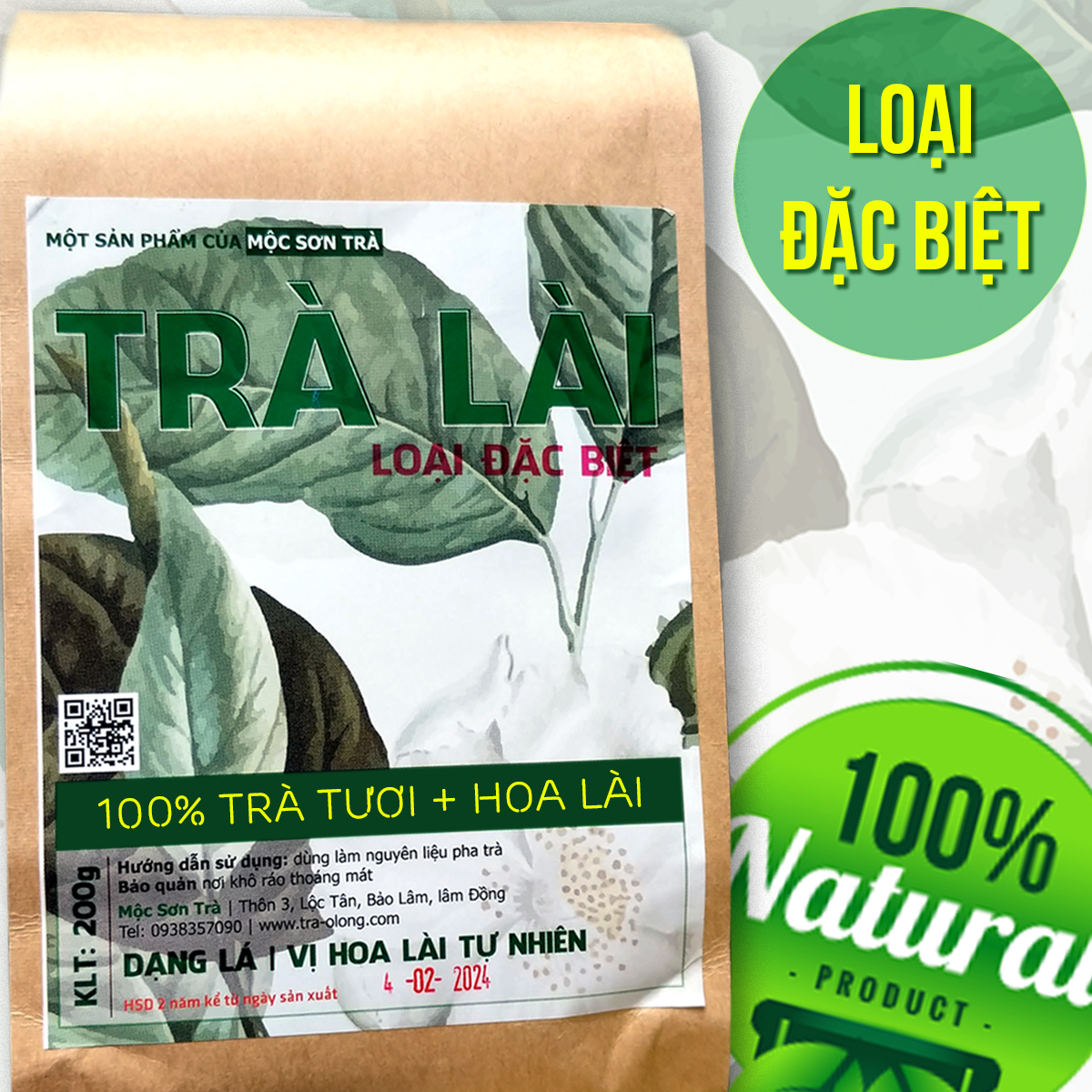 Trà Lài Mộc Sơn Loại Đặc Biệt | Trà Hoa Nhài - Jasmine Tea đượm mùi hoa tự nhiên