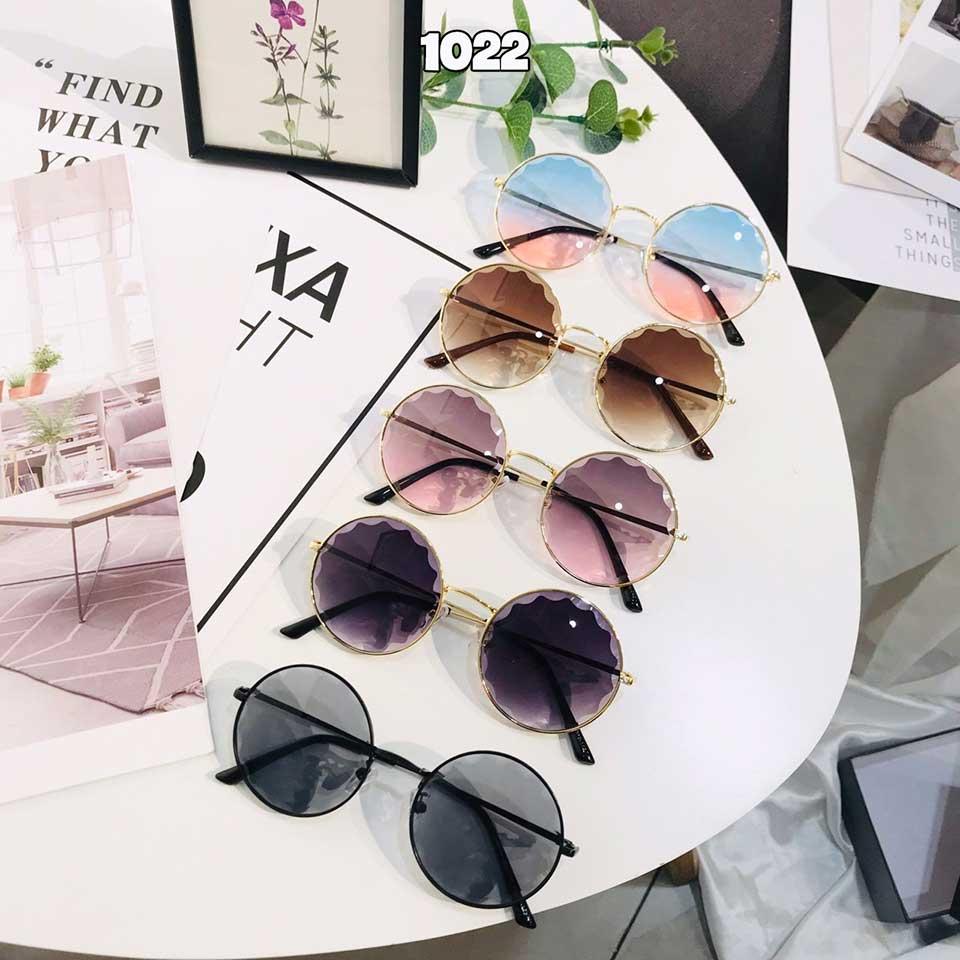 Kính Mát Nữ Xi Ốc Form Tròn Răng Cưa Độc Lạ 2019 Ah1022