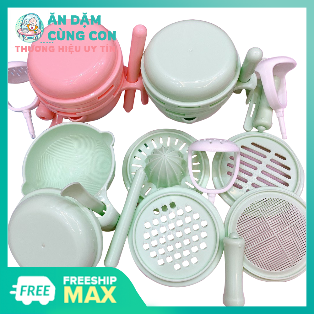 Bộ chế biến ăn dặm 10 chi tiết dành cho bé