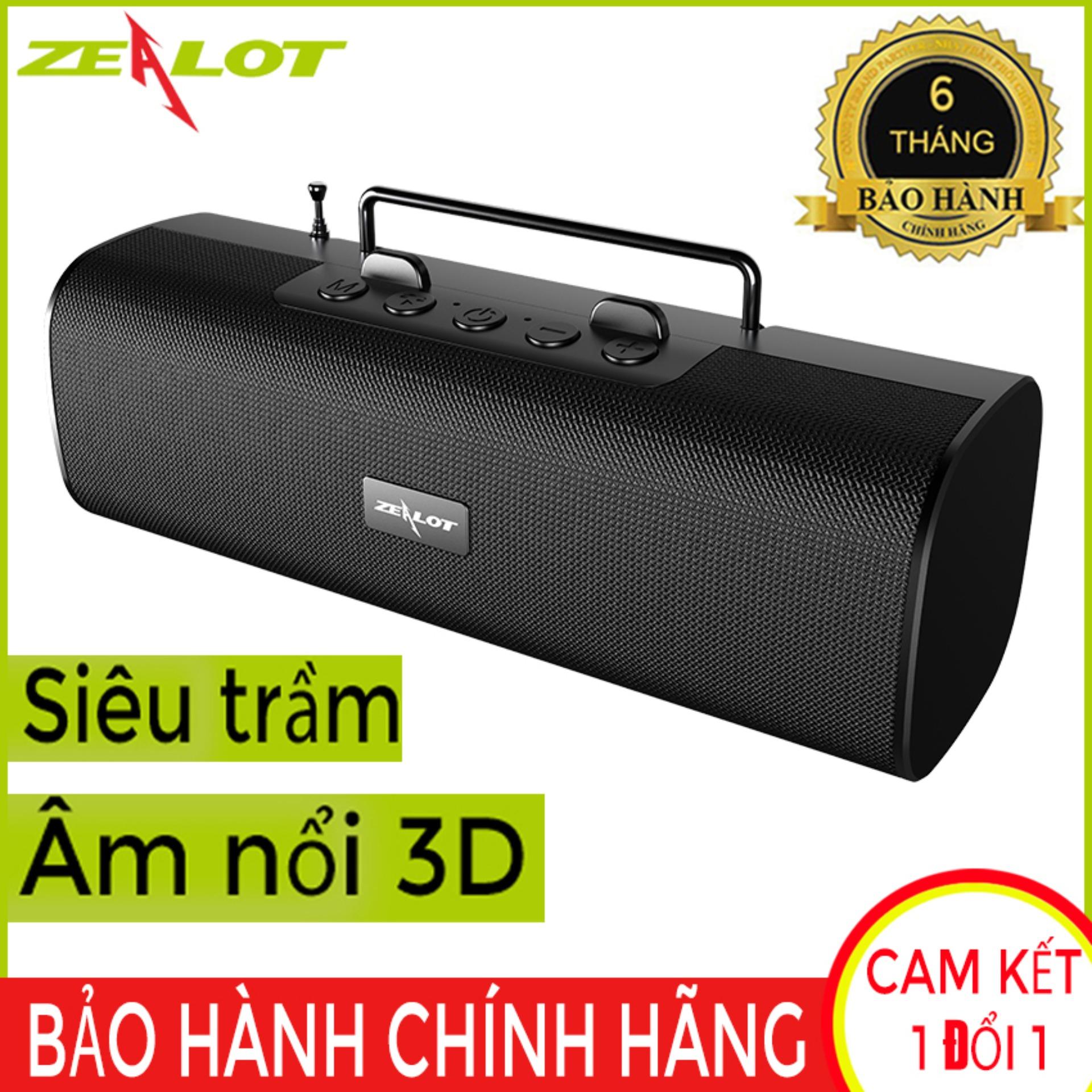 Loa Bluetooth siêu trầm Zealot S40