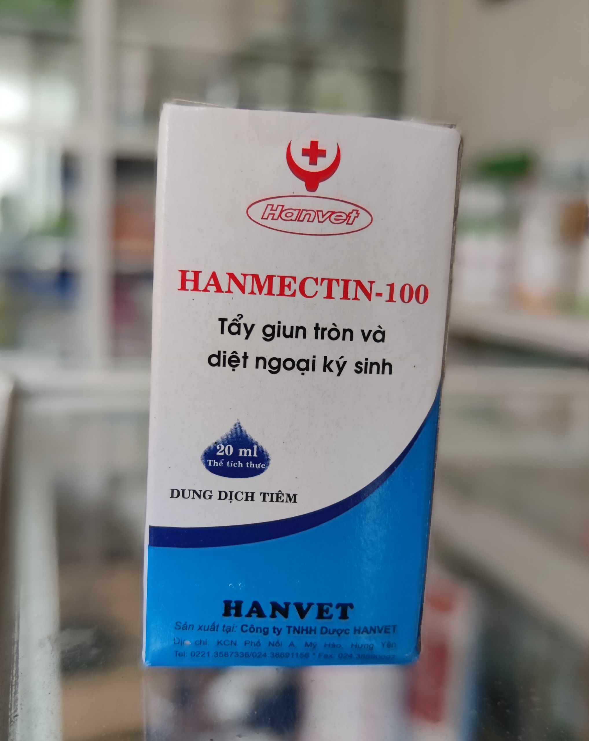 Hanmectin 100 Xổ giun tròn, ngoại ký sinh trùng