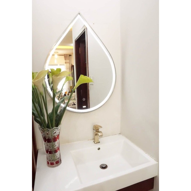 Gương Giọt Nước Hậu LED ánh sáng trắng .