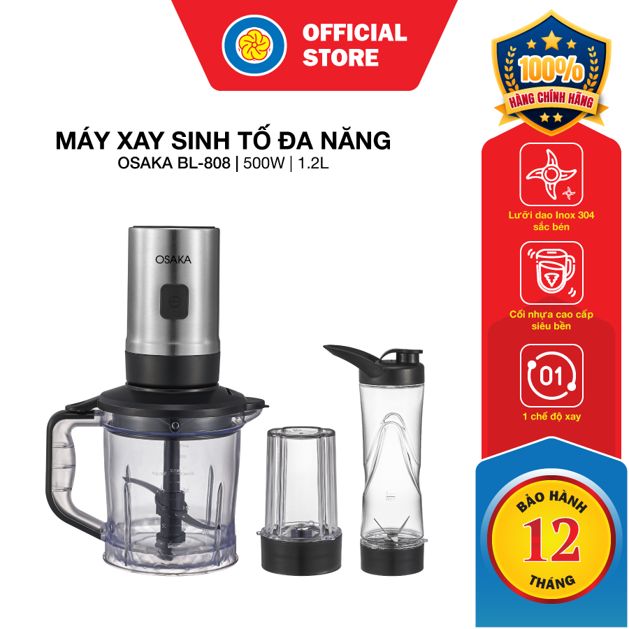 Máy xay đa năng Osaka BL-808 - Hàng Chính Hãng