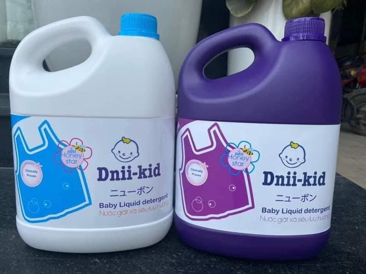 NƯỚC GIẶT Dnii - Kid (Một can 3 Lít 6) GIÁ SALE SIÊU TIẾT KIÊM