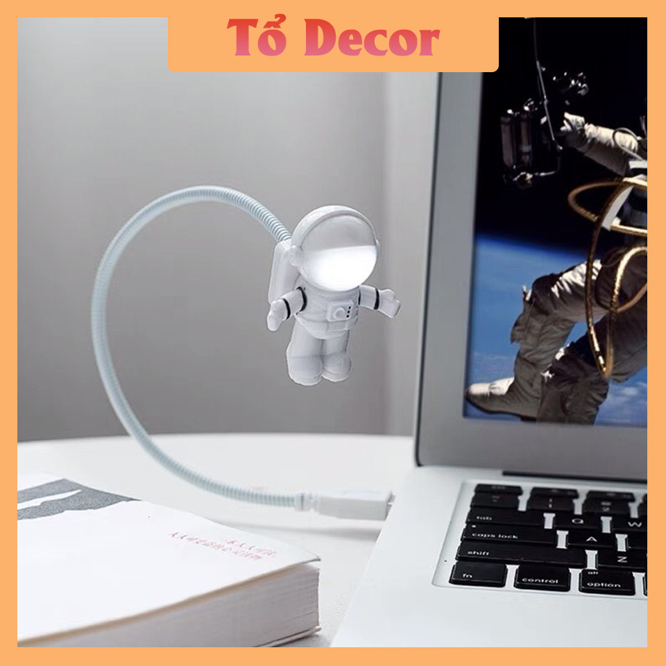 Đèn led hình phi hành gia cắm cổng usb cho laptop, máy tính bàn