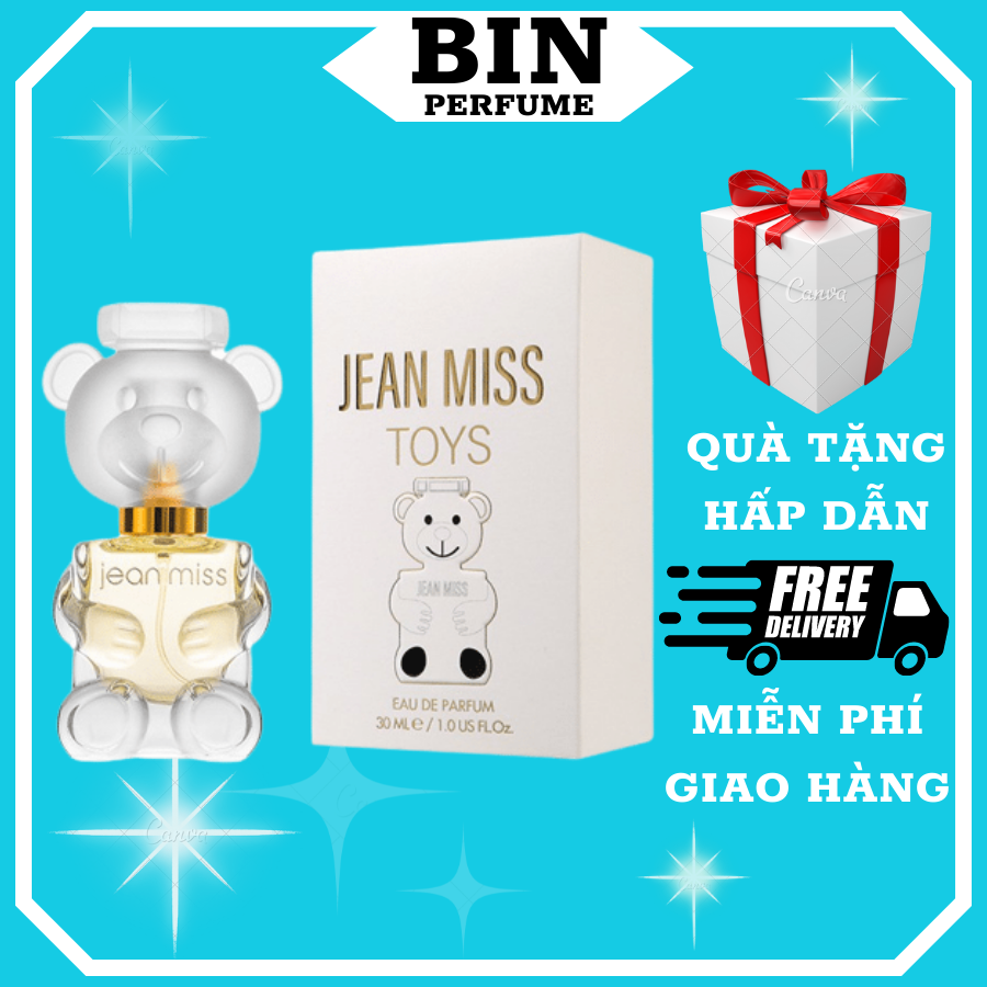 Nước hoa gấu jean miss toy edp nội địa dung tích 30ml