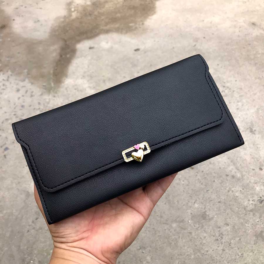 Ví cầm tay nữ - ví dự tiệc - pu leather