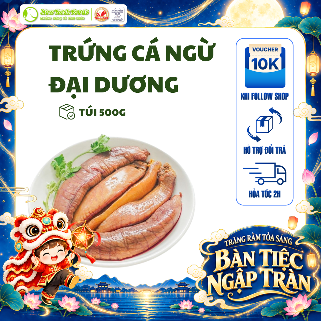 [HỎA TỐC HCM] Trứng Cá Ngừ Đại Dương 500g Béo Mềm
