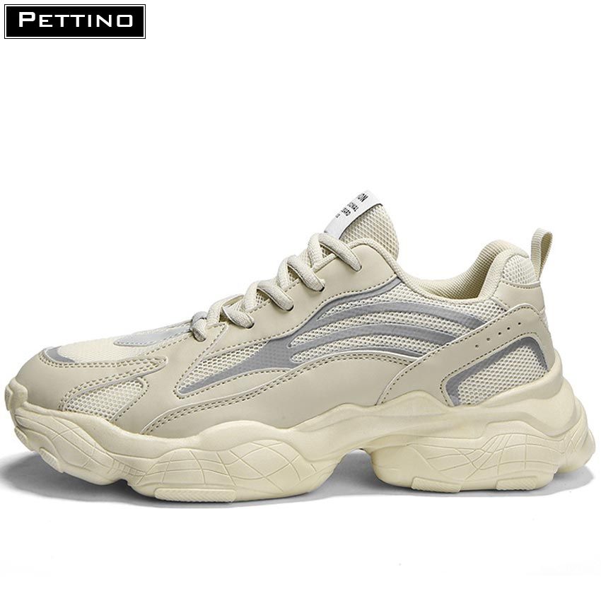 [VOUCHER 30K - MUA 2 GIẢM 5%] Giày phản quang nam, giày đế độn, giày tăng chiều cao, giày thể thao phát sáng thời trang, thoáng nhẹ PETTINO - LLTS03