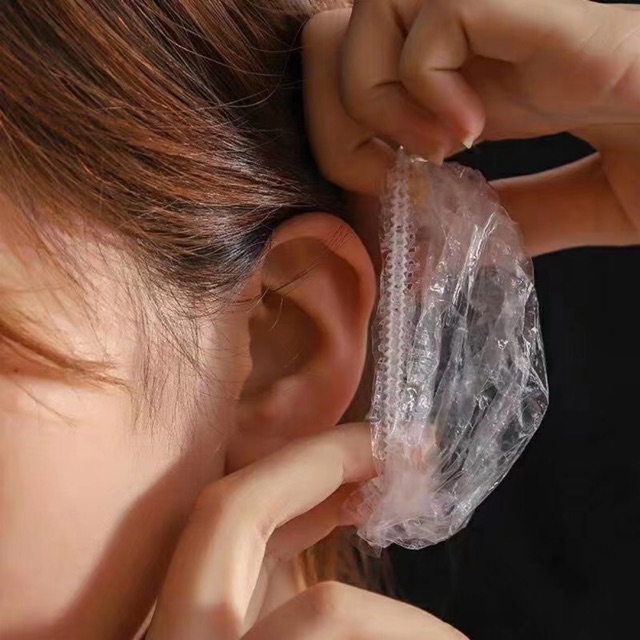 Gói 100 chiếc chụp tại nilon dùng 1 lần - Gel-Wax tạo kiểu tóc | TheFaceHolic.com
