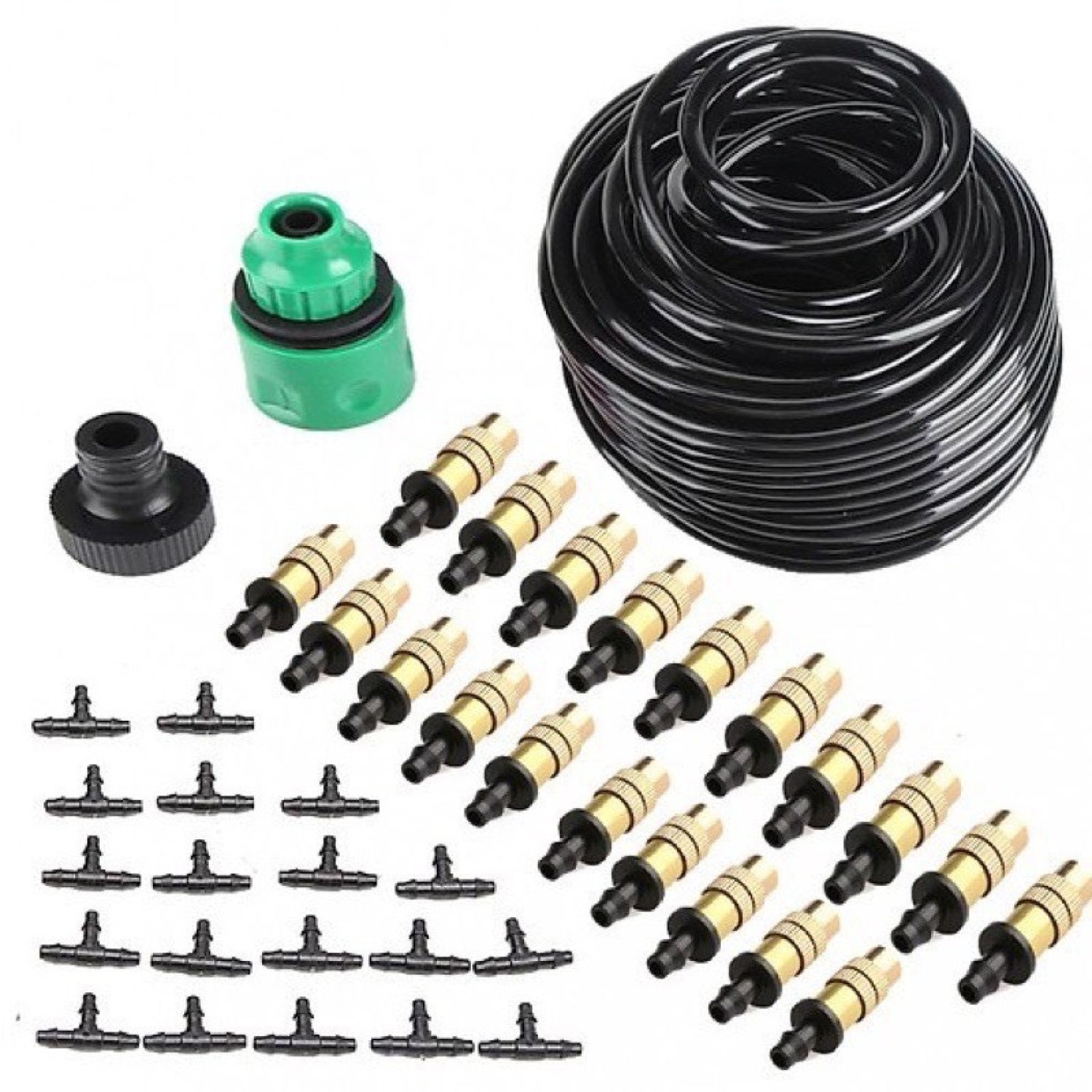 Bộ kit phun sương tưới cây 20 béc bằng đồng tưới lan - cây cảnh