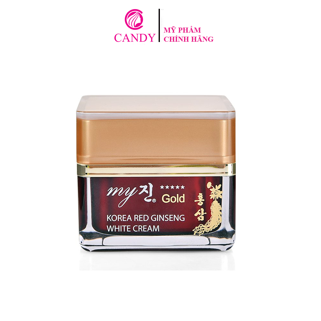 [Hoàn Tiền 8%]Kem hồng sâm My Gold Red Ginseng White Cream