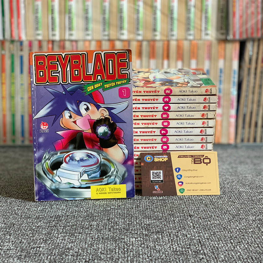 Truyện Beyblade Con quay truyền thuyết trọn bộ 14 tập - Sách truyện Full bộ