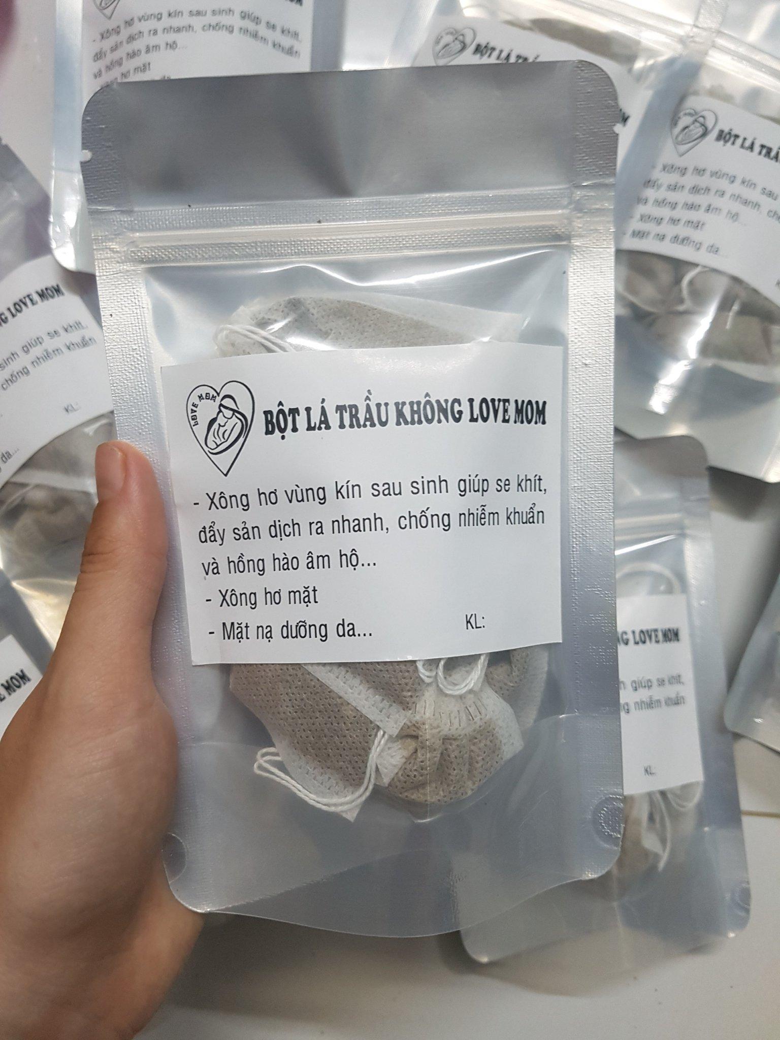 [HCM]Bột Lá Trầu Không Hơ Sau Sinh HANDMADE