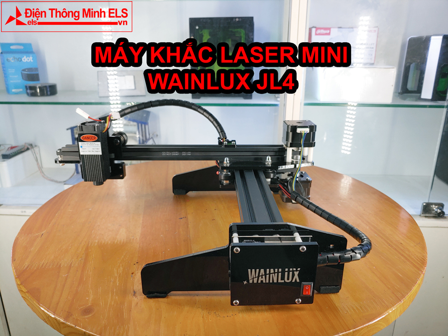Máy Khắc laser Mini Wainlux JL4 (Điều khiển qua Điện thoại hoặc Máy tính)