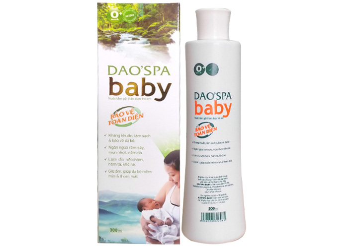 Nước tắm gội thảo dược cho bé Daospa Baby