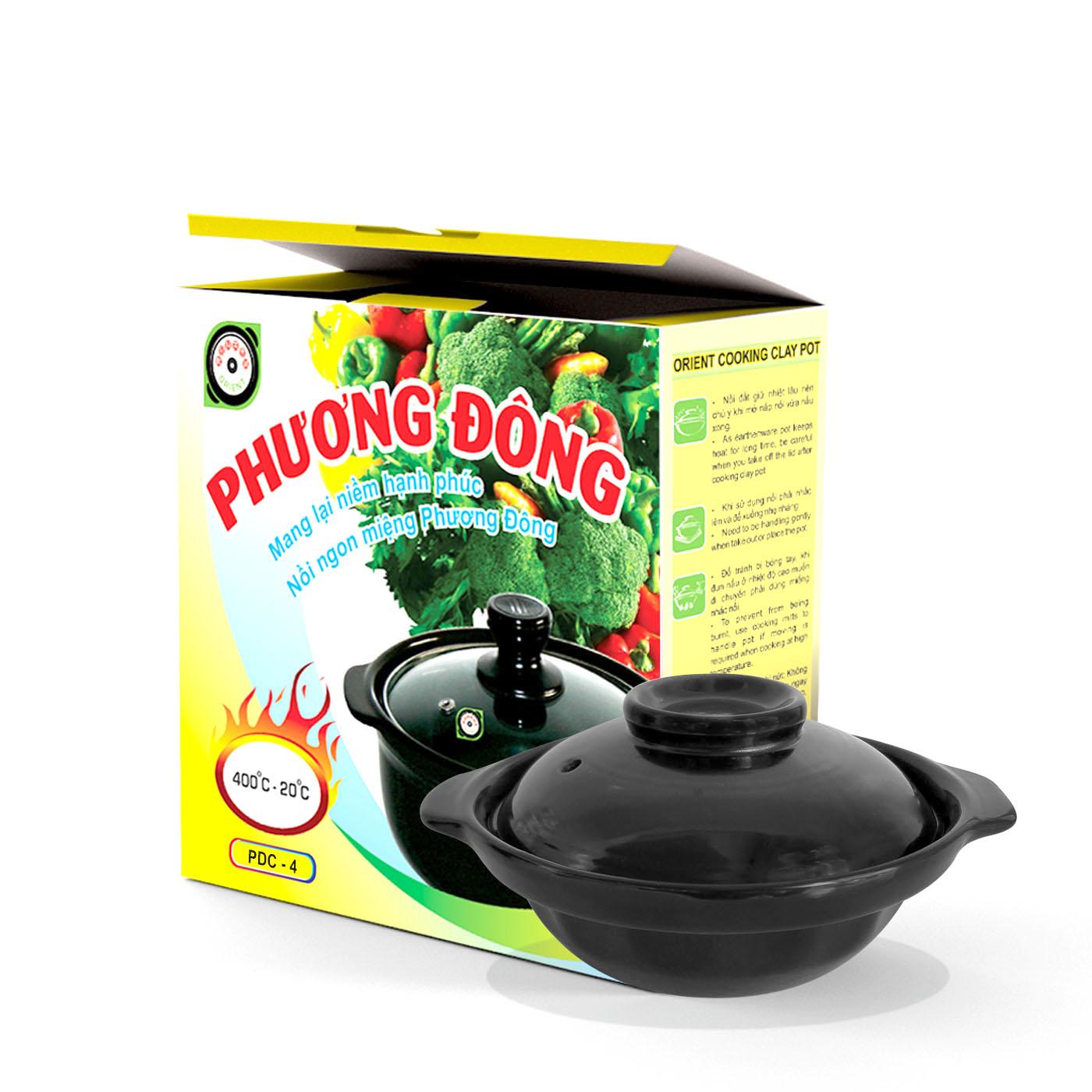 Nồi sứ cạn Phương Đông PDC-4