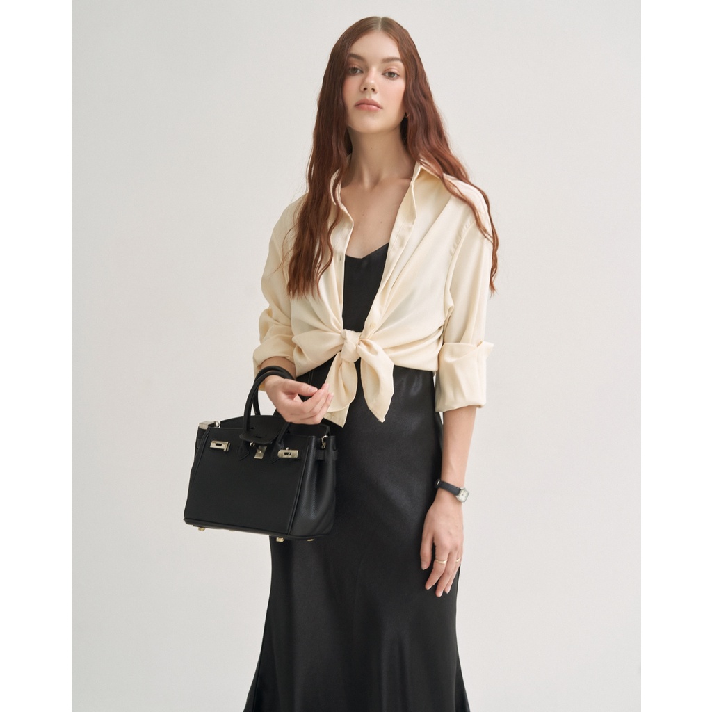 Sơ mi lụa satin nueye | 2210 | lana official