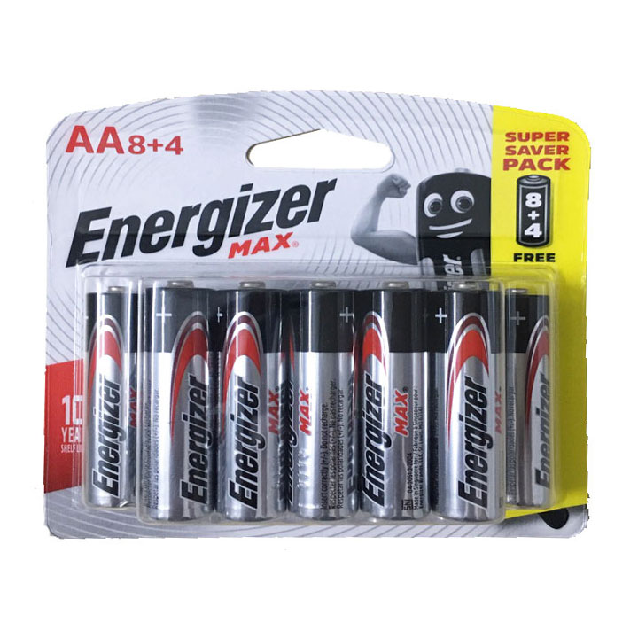 Pin energizer aa vỉ 12 viên