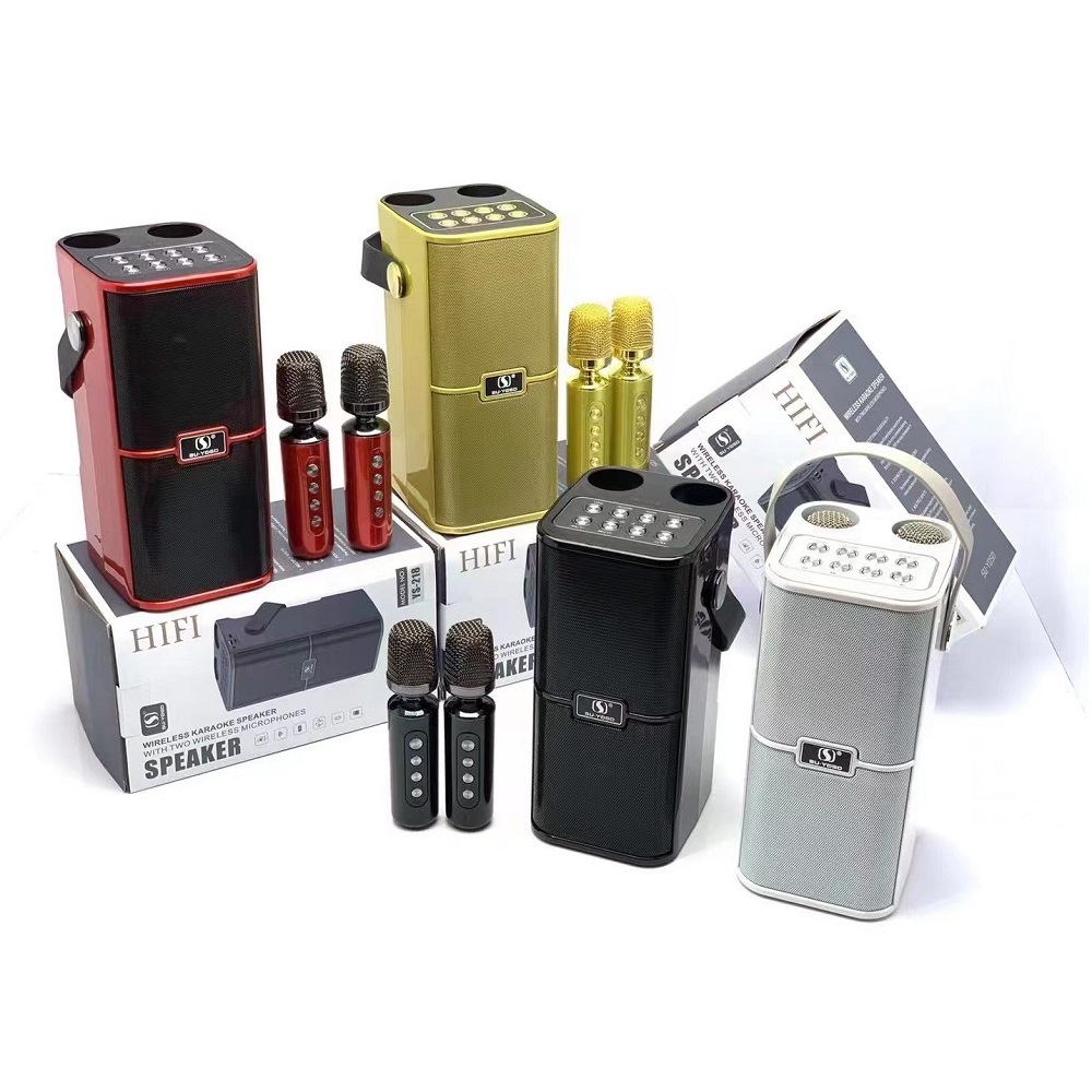 Loa karaoke bluetooth su yosd ys-218 kèm 2 micro không dây, cs 20w, nhỏ gọn - phụ kiện 1986