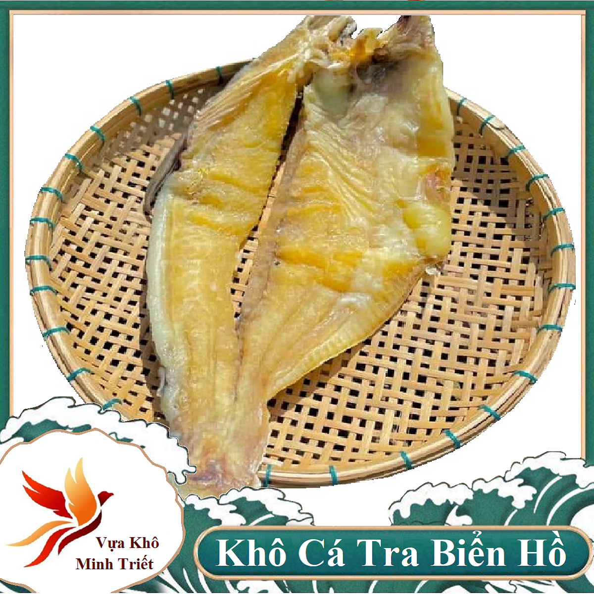 Khô Cá Tra (Lăn) Phồng Châu Đốc  500gr -Vựa Khô Minh Triết