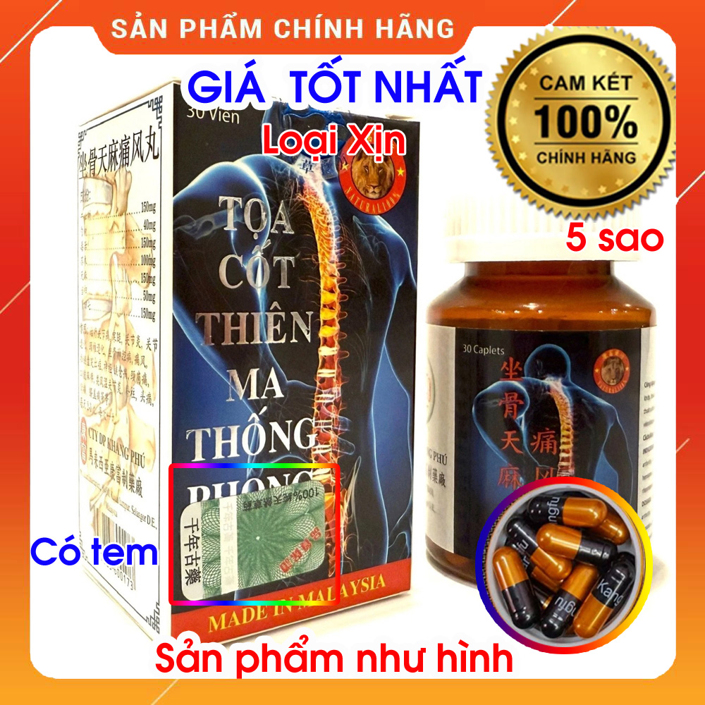   Hàng Mới Về  Toạ Cốt Thiên Ma Thống Phong Hoàn Loại Xịn Có Tem Hộp 30 Viên 